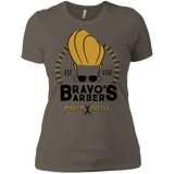 T-Shirts Warm Grey / X-Small Bravos Barbers Women's Premium T-Shirt