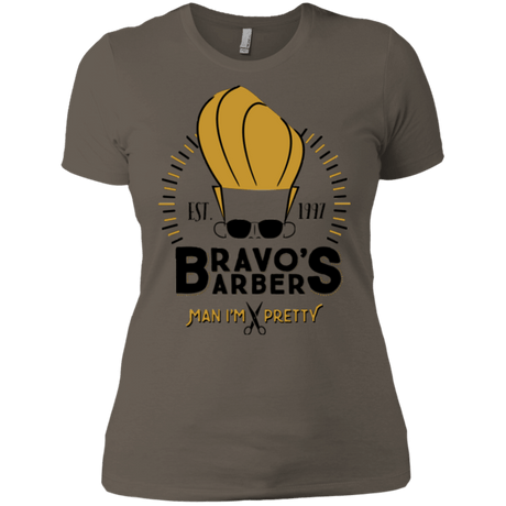 T-Shirts Warm Grey / X-Small Bravos Barbers Women's Premium T-Shirt