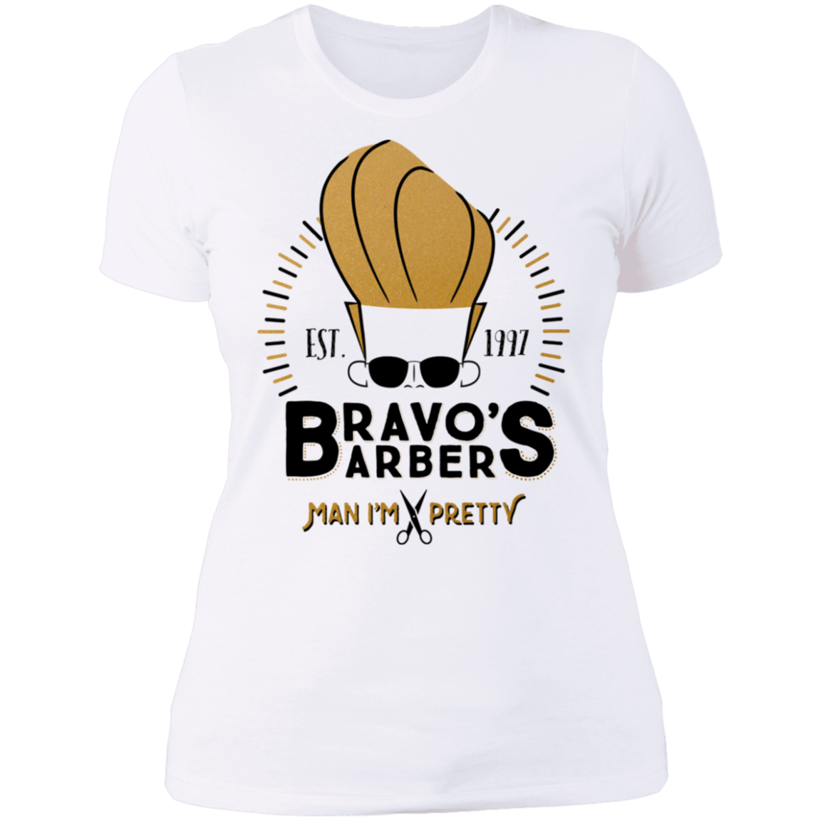 T-Shirts White / S Bravos Barbers Women's Premium T-Shirt