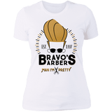 T-Shirts White / S Bravos Barbers Women's Premium T-Shirt
