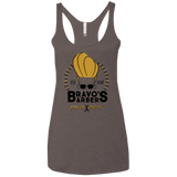 T-Shirts Macchiato / X-Small Bravos Barbers Women's Triblend Racerback Tank
