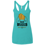 T-Shirts Tahiti Blue / X-Small Bravos Barbers Women's Triblend Racerback Tank