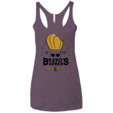 T-Shirts Vintage Purple / X-Small Bravos Barbers Women's Triblend Racerback Tank