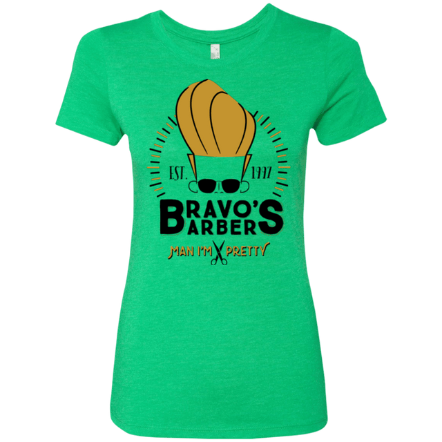 T-Shirts Envy / Small Bravos Barbers Women's Triblend T-Shirt