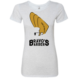 T-Shirts Heather White / S Bravos Barbers Women's Triblend T-Shirt