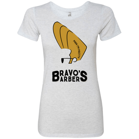 T-Shirts Heather White / S Bravos Barbers Women's Triblend T-Shirt