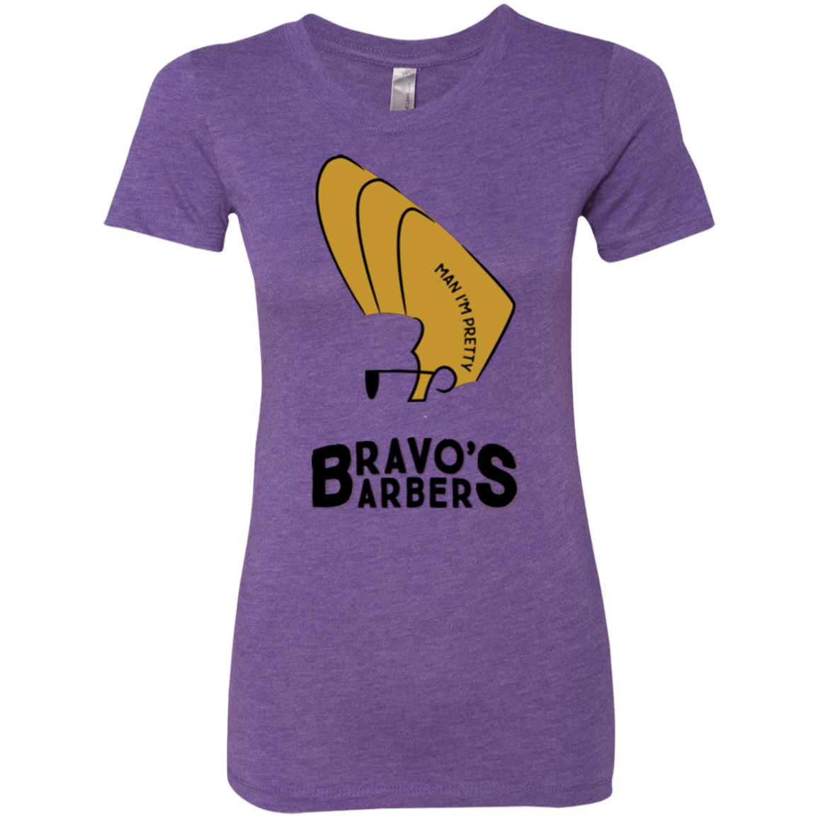 T-Shirts Purple Rush / S Bravos Barbers Women's Triblend T-Shirt
