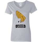 T-Shirts Sport Grey / S Bravos Barbers Women's V-Neck T-Shirt