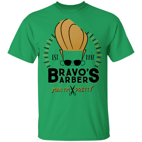 T-Shirts Irish Green / YXS Bravos Barbers Youth T-Shirt