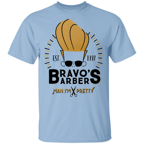T-Shirts Light Blue / YXS Bravos Barbers Youth T-Shirt