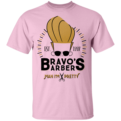 T-Shirts Light Pink / YXS Bravos Barbers Youth T-Shirt