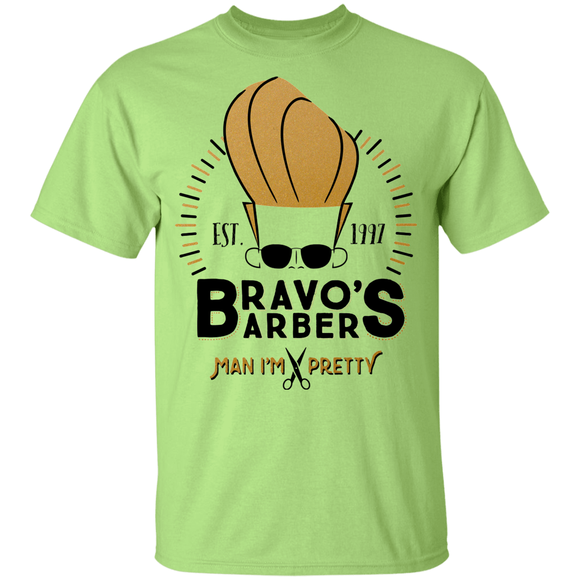 T-Shirts Mint Green / YXS Bravos Barbers Youth T-Shirt