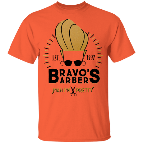 T-Shirts Orange / YXS Bravos Barbers Youth T-Shirt