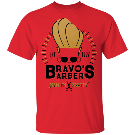 T-Shirts Red / YXS Bravos Barbers Youth T-Shirt