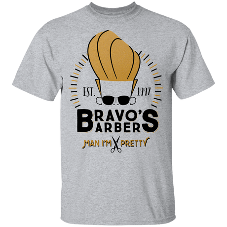 T-Shirts Sport Grey / YXS Bravos Barbers Youth T-Shirt