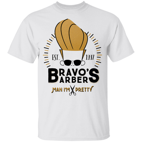 T-Shirts White / YXS Bravos Barbers Youth T-Shirt