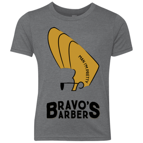 T-Shirts Premium Heather / YXS Bravos Barbers Youth Triblend T-Shirt