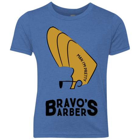 T-Shirts Vintage Royal / YXS Bravos Barbers Youth Triblend T-Shirt