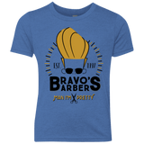 T-Shirts Vintage Royal / YXS Bravos Barbers Youth Triblend T-Shirt