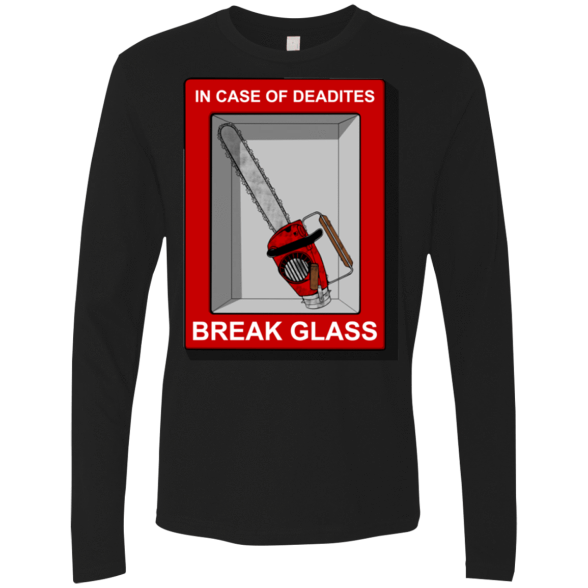 T-Shirts Black / Small Break Glass Men's Premium Long Sleeve