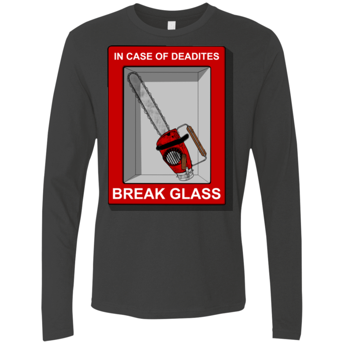 T-Shirts Heavy Metal / Small Break Glass Men's Premium Long Sleeve