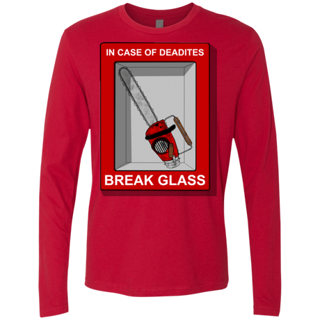 T-Shirts Red / Small Break Glass Men's Premium Long Sleeve
