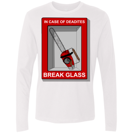 T-Shirts White / Small Break Glass Men's Premium Long Sleeve