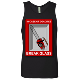T-Shirts Black / Small Break Glass Men's Premium Tank Top