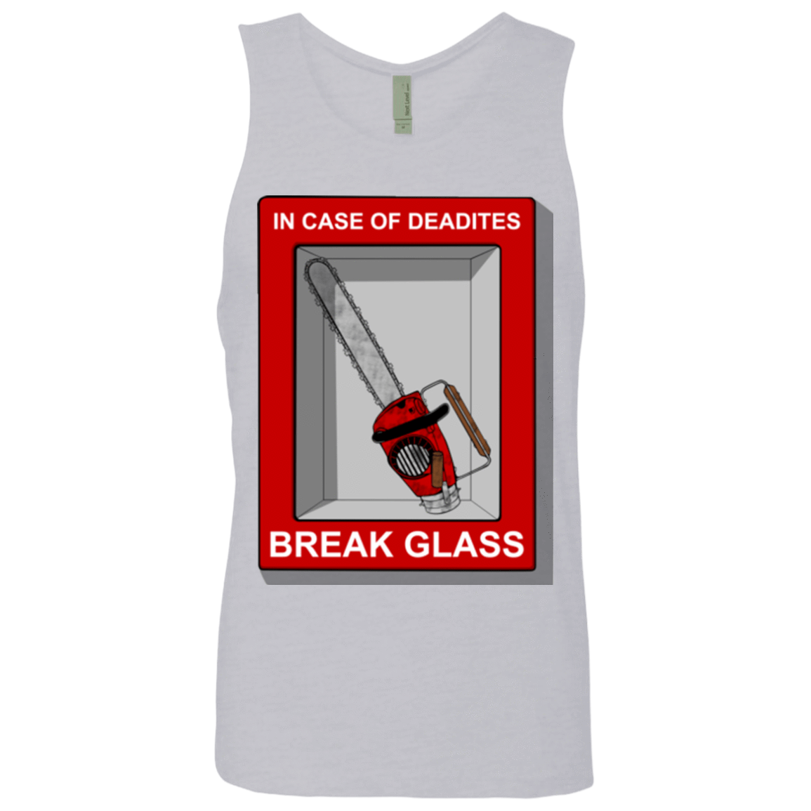 T-Shirts Heather Grey / Small Break Glass Men's Premium Tank Top