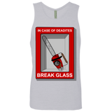 T-Shirts Heather Grey / Small Break Glass Men's Premium Tank Top