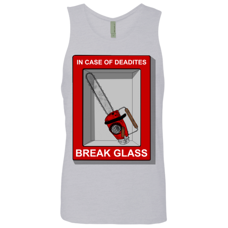 T-Shirts Heather Grey / Small Break Glass Men's Premium Tank Top