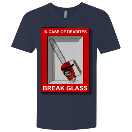 T-Shirts Midnight Navy / X-Small Break Glass Men's Premium V-Neck