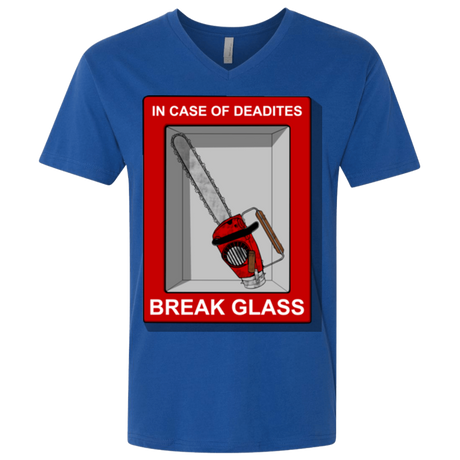 T-Shirts Royal / X-Small Break Glass Men's Premium V-Neck