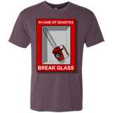 T-Shirts Vintage Purple / Small Break Glass Men's Triblend T-Shirt