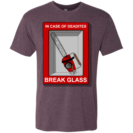 T-Shirts Vintage Purple / Small Break Glass Men's Triblend T-Shirt