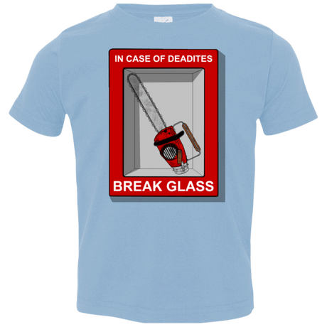 T-Shirts Light Blue / 2T Break Glass Toddler Premium T-Shirt