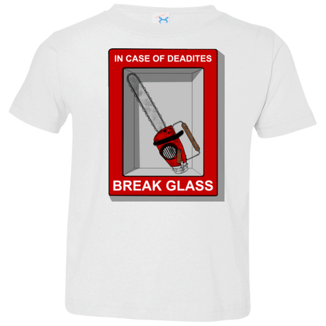 T-Shirts White / 2T Break Glass Toddler Premium T-Shirt