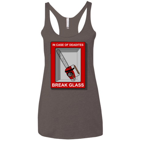 T-Shirts Macchiato / X-Small Break Glass Women's Triblend Racerback Tank