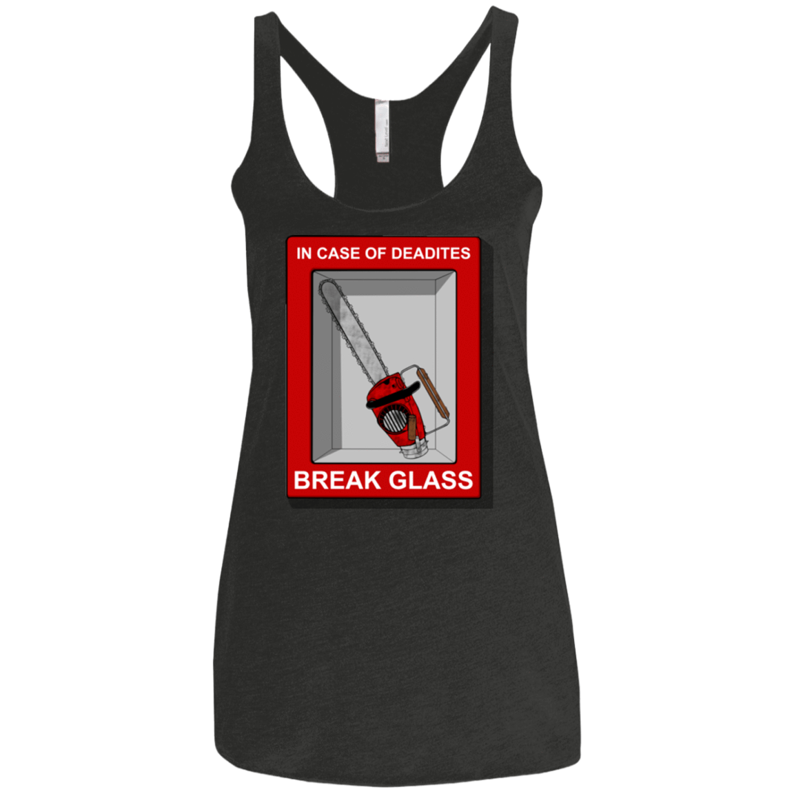 T-Shirts Vintage Black / X-Small Break Glass Women's Triblend Racerback Tank
