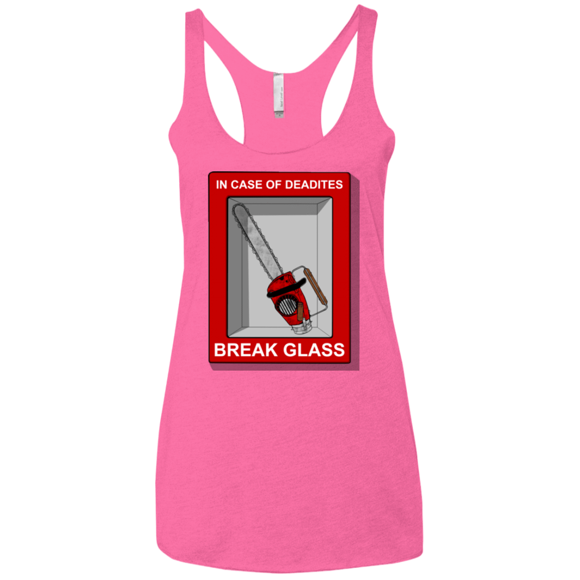 T-Shirts Vintage Pink / X-Small Break Glass Women's Triblend Racerback Tank
