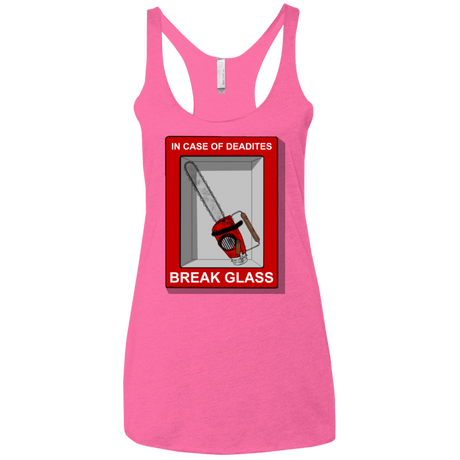 T-Shirts Vintage Pink / X-Small Break Glass Women's Triblend Racerback Tank