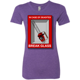 T-Shirts Purple Rush / Small Break Glass Women's Triblend T-Shirt