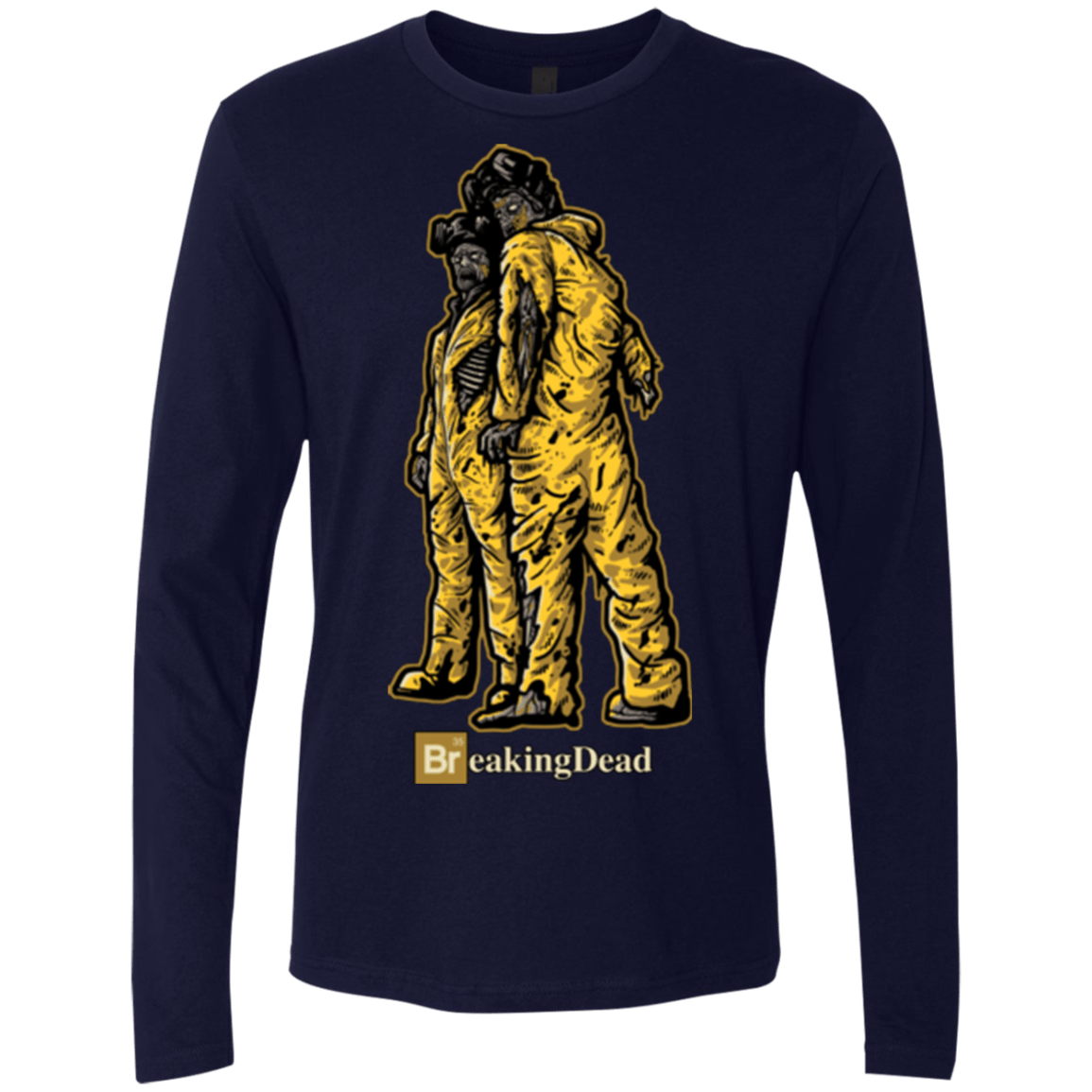 T-Shirts Midnight Navy / Small BREAKING DEAD Men's Premium Long Sleeve