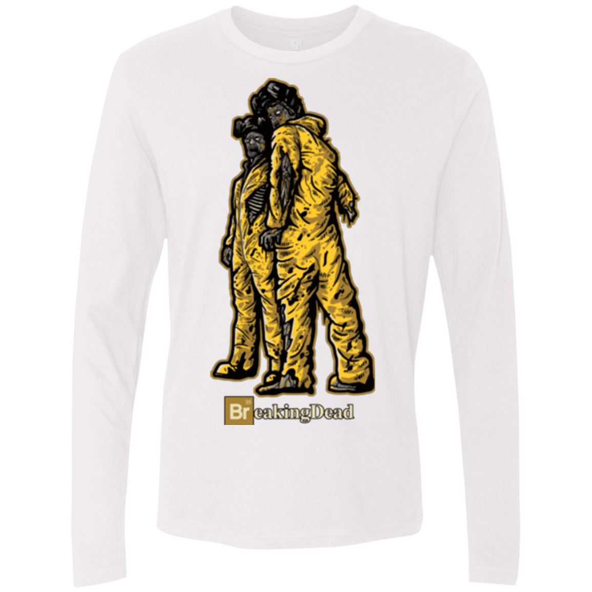 T-Shirts White / Small BREAKING DEAD Men's Premium Long Sleeve