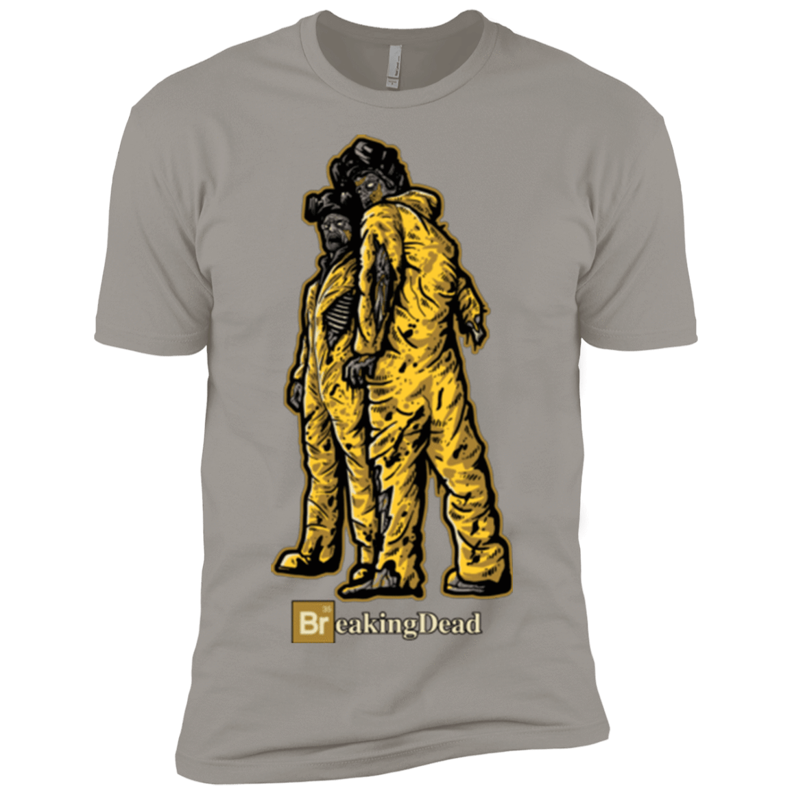 T-Shirts Light Grey / X-Small BREAKING DEAD Men's Premium T-Shirt