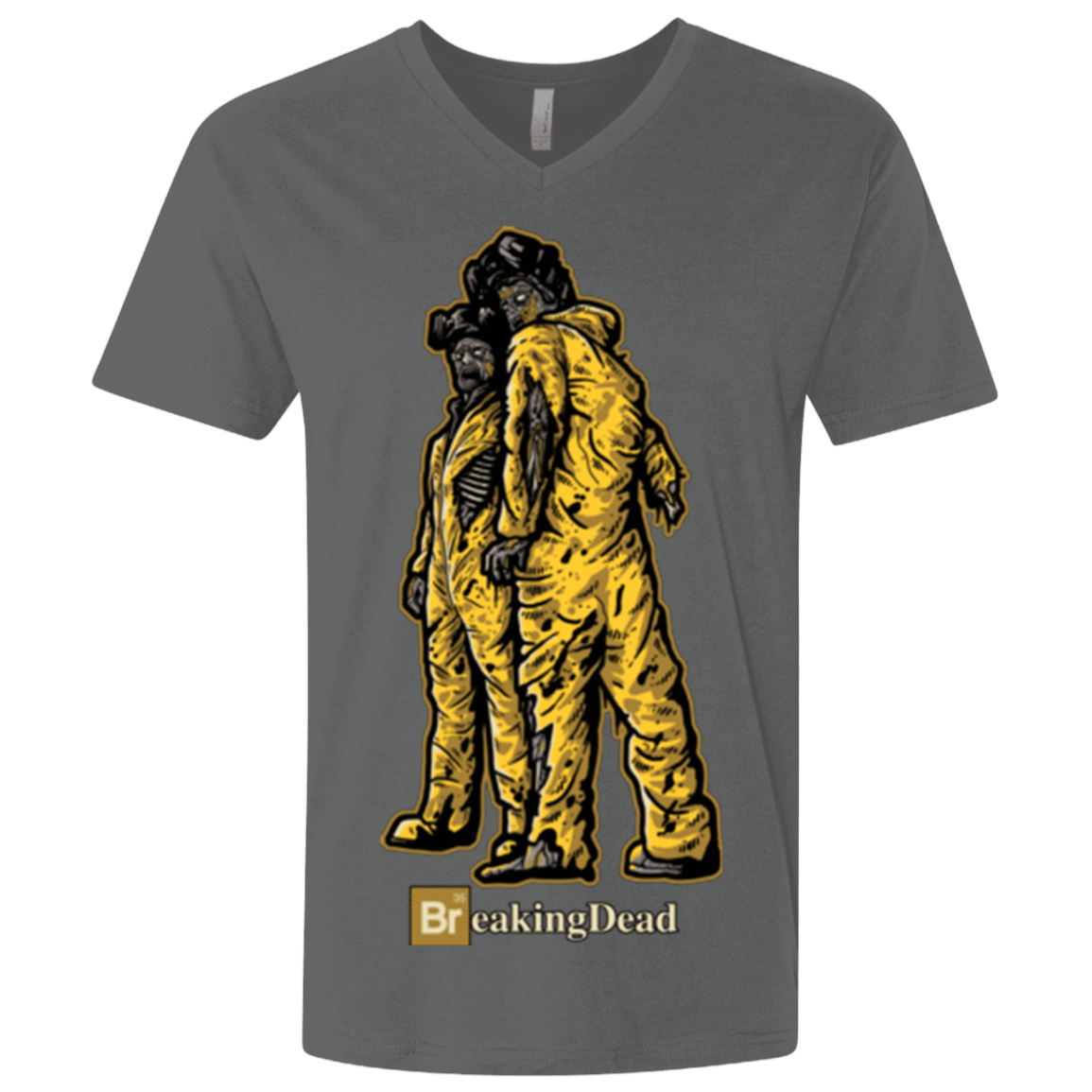 T-Shirts Heavy Metal / X-Small BREAKING DEAD Men's Premium V-Neck
