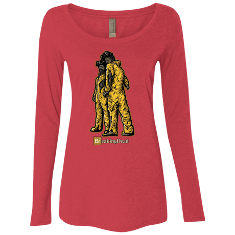 T-Shirts Vintage Red / Small BREAKING DEAD Women's Triblend Long Sleeve Shirt