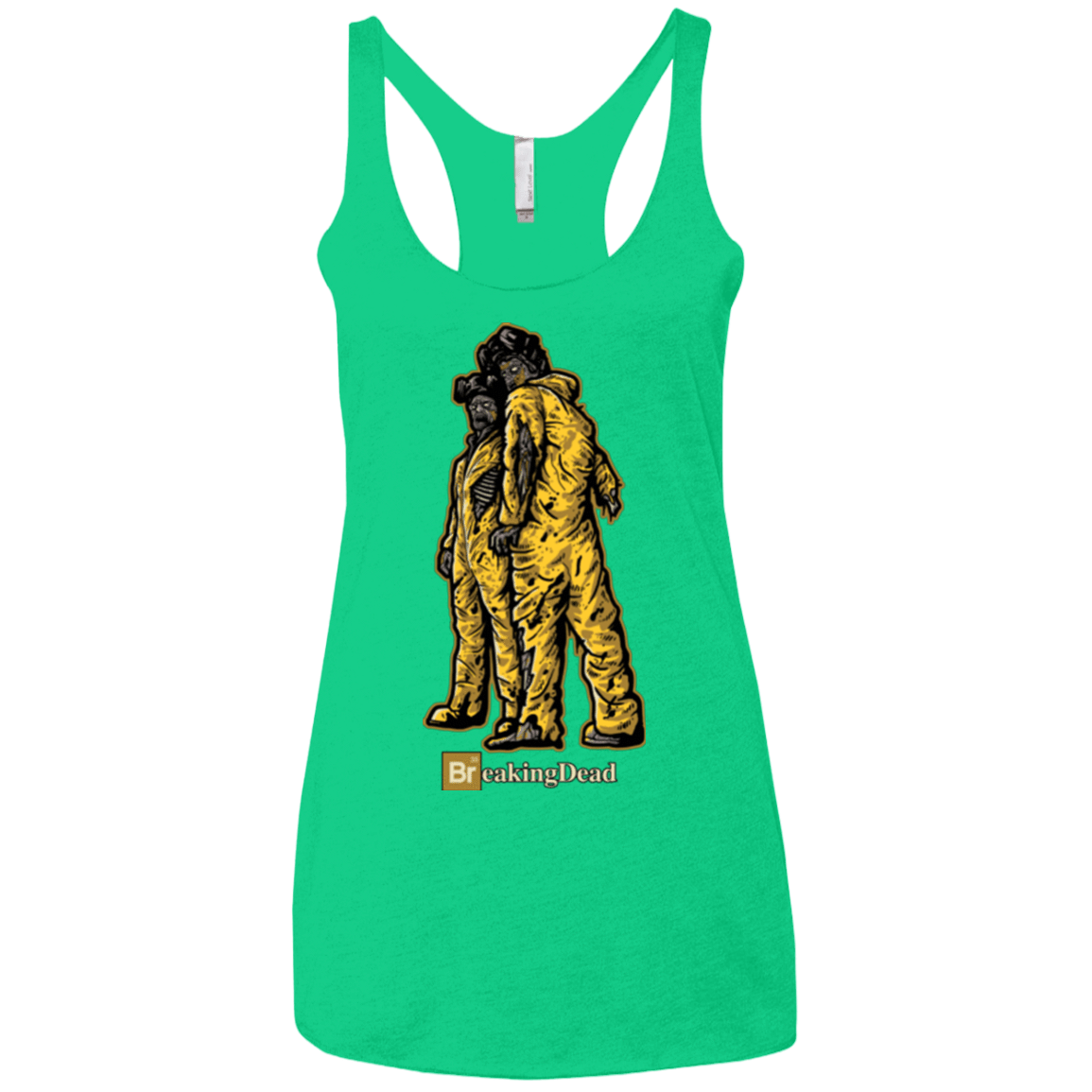 T-Shirts Envy / X-Small BREAKING DEAD Women's Triblend Racerback Tank