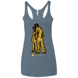 T-Shirts Indigo / X-Small BREAKING DEAD Women's Triblend Racerback Tank