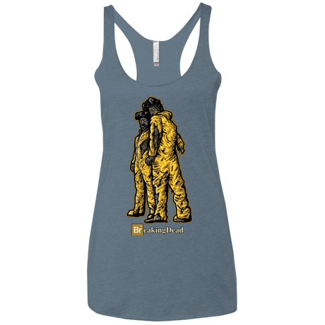 T-Shirts Indigo / X-Small BREAKING DEAD Women's Triblend Racerback Tank